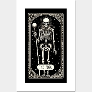 The Fool Skeleton Tarot Card Posters and Art